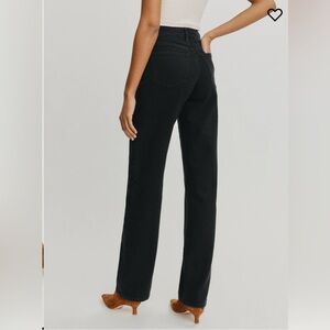Reformation Wilder High Rise wide leg Jeans size 27 color Seattle (black)